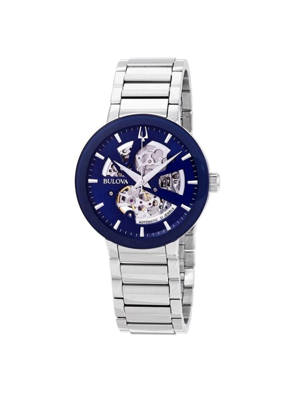 NWT Bulova Modern Automatic Blue Dial Men's Watch